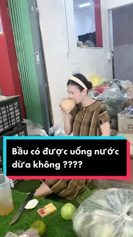 Chị e ơi bầu bn tháng trở ra là đc uống nước dừa vậy ??? #nguyễnthuýhiền #herrin #kcn_enzyme 