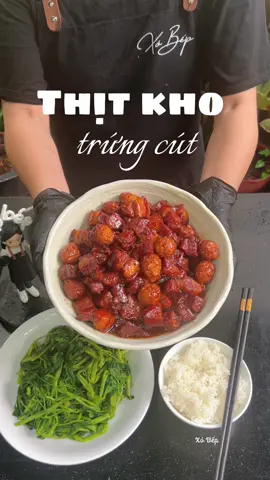 Thịt kho trứng cút cho bữa cơm ngon #nauan #thitkho #trungcut #ancungtiktok #foodfestontiktok #metub #fyp #xobep 