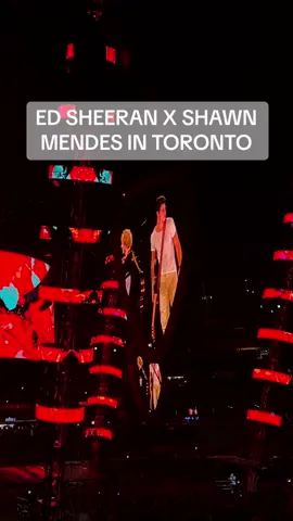 And here i thought the Ed Sheeran concert couldnt get better 🥺 #edsheeran #shawnmendes #toronto #rogerscentre 
