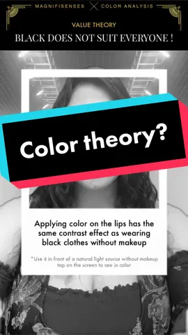 I’ve actually been trying to wear less black, but it’s still a good color for me  #fyp #anankharai #colortheory #blacklipstick 