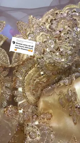 Réponse à @ouleyeba231  iso création #taillebasse #mariagefromsenegal #isolayecreations #taillebasstissu #isocreation #jeunetailleur 