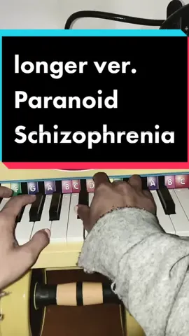 it’s still not the length of the original since it’s like 9-10 mins long lmao but i had so many people request a full version and i tried to kind of make it work. started rewatching Fringe for the 6th time and it reminded me of my dad since we watched it before he passed so this song came to mind again #paranoidschizophrenia #paranoidschizophrenic #toypiano 