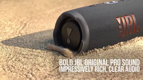 The JBL Charge 5 Portable Waterproof Speaker with Powerbank is a versatile and rugged audio companion for outdoor adventures. Its waterproof design ensures it can handle splashes and even submersion, while the built-in powerbank allows you to charge your devices on the go, making it a truly portable and convenient speaker option. With its powerful sound output and long-lasting battery life, this speaker is perfect for parties, beach trips, or any other outdoor gathering. #JBL #speaker #Intellismart #WeAreIntellismart