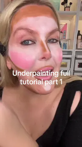 Y’all have been asking me for the full underpainting routine - here ‘tis. #underpainting #makeup #nofilter #proartist #scottbarnes #kevynaucoin #kryolan #embryolisse 