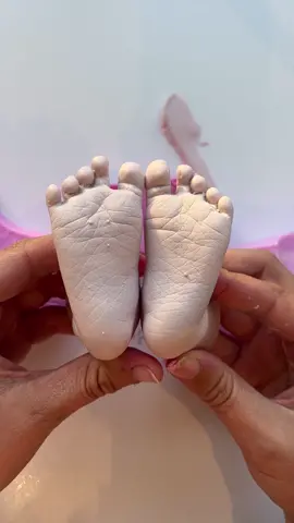 Baby feets 🥰 #lifecasting #3dcasting #babycasting #handcasting #keepsake