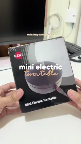 MINI ELECTRIC TURNTABLE from Skarion💕 #turntable #turntabledisplay #rotatingdisplay #rotatingdisplaystand  #affiliate #contentcreator #liveseller 