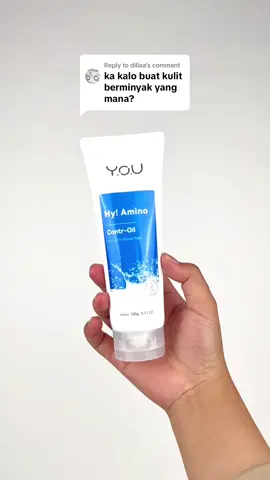 Replying to @dillaa Facial wash terampuh buat mengurangi minyak pada wajah! 😍 #YOULongLastingBeauty #YOUSkincare #YOUHyAmino #facialwash #kulitberminyak 