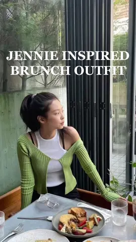 Jennie inspired outfit tank + outer under 150k !!!💙🤍 #outfitideas #jennie #casualoutfits #jennieinspiredoutfit 