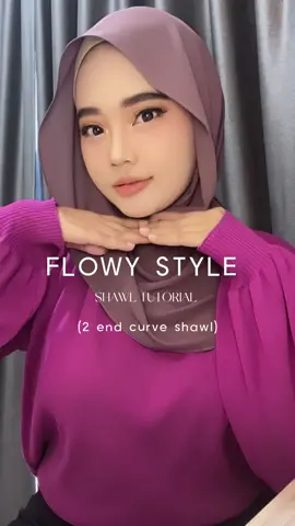 Shawl tutorial for you ! Shawl ni ada two end curve and super gebu & flowy ! #tudungstyleideas #shawltutorialflowy #shawltutorial #hijabstyleideas #shawltutorialmalaysia #hijabtutorial #shawltutorials 