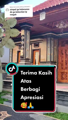 Membalas @dhitya34059877 Terima kasih banyak ngih, sudah memberika berbagai apresiasi terhadap rumah ini, semoga selalu bisa menginspirasi🥰🙏 #rumahbali#rumahimpian#rumahtempelbatualam#rumahminimalis #gebyogbali#gebyogjepara#rumahbudosen#rumahdeghadigya 