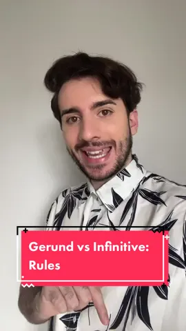 Gerund vs Infinitive: Rules (Nivel B). En el vídeo de hoy os listo las reglas para usar el gerundio e infinitivo en inglés 🤠 #profesordeingles #clasesdeingles #englishteacher #inglesonline #gerund #infinitive #B1 #B2 #cambridge #trinity #aptis #eoi 