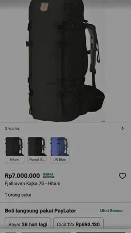 Ternyata beneran. Giliran udah punya tas sendiri waktu dan temannya ga punya 😌 #fjallraven #fjallraventotepack #fjallravenkanken #kajka75 #backpack #tasgunung #dzawinnur #pfyツ #tasimpianpendaki #tasimpian #tascarriermurah 