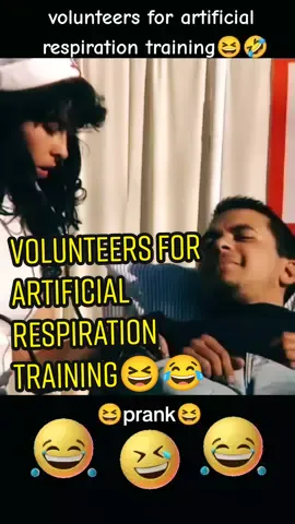 volunteers for artificial respiration training #videofunny😂😂 #prank #funny #laugh #funnyvideos #funnyvideopranks #fypシ #videofun #pranksvideos 