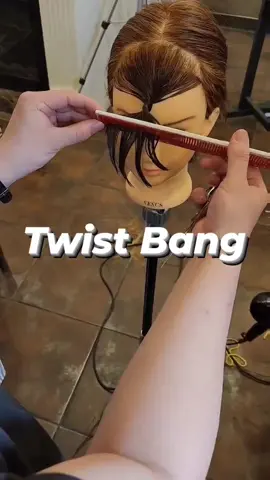 twist Bang #bang #hairstyle #haircuttutorial #미용인 