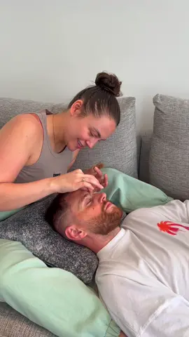 relaxing facial gone badly wrong 😂