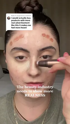 Replying to @yd.garaeva  we need more REAL in this industry 🥰 check out my podcast where we breakdown the walls of beauty standards one flaw at a time @LoudTalk #makeup #BeautyTok #beautystandard #skinpositivity #acnepositivity #realskin #grwmmakeup 