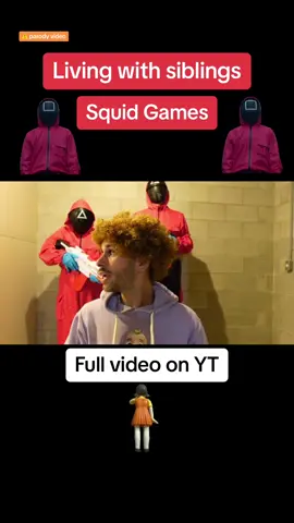 Squid Game with siblings (full video out now on YT) #parody #skit #squidgame #squidgamenetflix #livingwithsiblings #Siblings #sibling #memes #meme #youngest #oldestchild #middlechild #zippyfamily #letsgo 