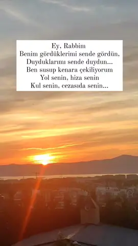 Yöneldim, sesimi İşiten'e ve bir ayet düştü dilime;  