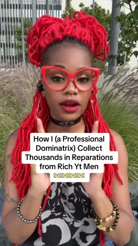 How I Legally & Safely Collect Thousands in Reparations from Rich Yt Men #Juneteenth #juneteenth #reparations #reparationsnow #Blackhistory #kinktok #kinktokrelatable #dominatrix #dominatrixoftiktok #domtok #prodom #fyp #foryoupage #foryou #kinkcommunity #Blackkinkcommunity #submissive #submission #consent #brat #brattamer #brattysub 