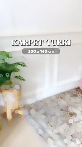 Karpet turki ✨ Bahan polyester import , dijamin lembut & adem 👌 Ukuran 140 x 200 , Pengiriman dr Tanjung Pinang . #karpetimport #karpetexlusive