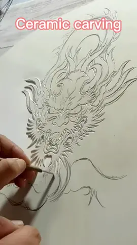 Ceramic carving #dinnerware #ceramic #factory 