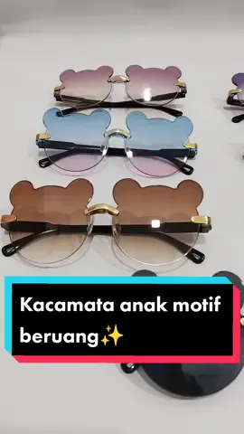 kacamata hitam anak motif beruang yuk buruan diorder🥰 #kacamata #kacamataanak #kacamatahitam #TikTokImpact #ibutiktokngereview #racuntiktok 