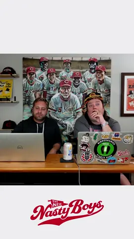 @Chris and I were watching the game last night while recording @The New Nasty Boys and here’s our reaction to Joey Votto’s homer! Check out the full episode on our YouTube page. #votto #cincinnatireds #foryourpage 