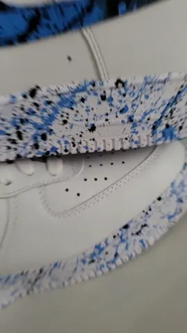 Customized Air Force 1 for my Boy 💙 #customairforce1 #customnikes 