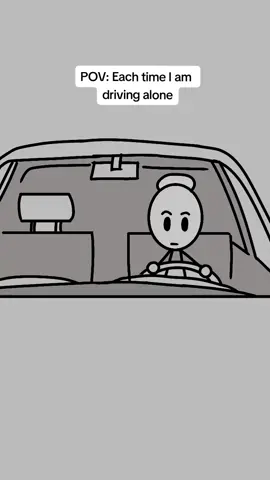 Whenever I am driving alone😀 #relatable #foryou #fyp #animations #animationmeme #funnyvideos 