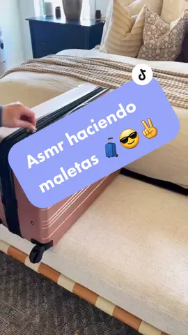 Asmr haciendo maletas 🧳😎✌️ #asmr #asmrsounds #holiday #vacationmode #vacation #fy  #empacando #haciendomaletas #relax #organizacion #fypシ  #organitation #relajante #parati 