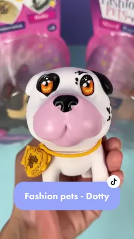 Ahora te presentamos a Dotty #fashionpets #juguetes #juguetescoleccionables #bulldog #dalmata #cachorros #viral #fyp #mascotas 