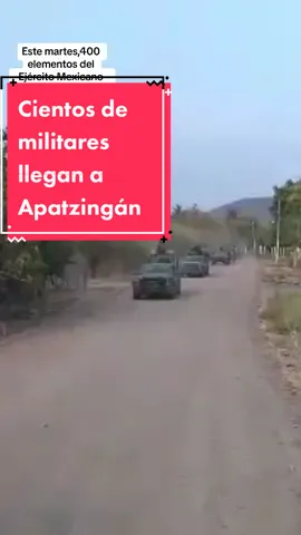 Refuerzan la seguridad en Apatzingán con 400 militares 🚔 . #seguridad #Apatzingán #Michoacán #Militares #Operativo 