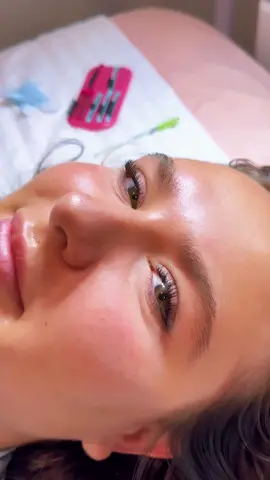 my first full lash set 🥹 #lashextensions #lashtech #newlashtech #lashes #esthetician #estheticianlife 