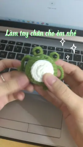 Ếch rút tay nha  #crochet #moclen #handmade  #tiktok #fyp #crochettiktok