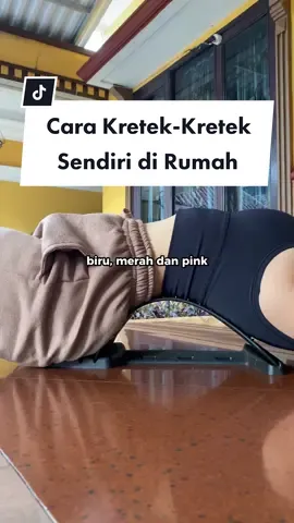 Kalo udah sampe bunyi kretek kretek rasanya enak banget pake ini. Bhat stretching punggung bawah sendiri di rumah. Cobain yuk! #sfidnfits #fits #olahragadirumah #workoutdirumah #kretekabalabal #backstretcher 