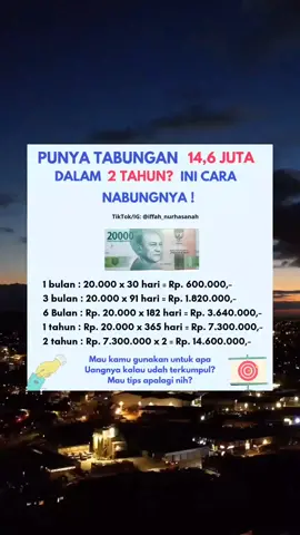 Membalas @affanrahmanhamid03 Gimana sanggup?? yuk mulai konsisten. Kamu mau tips apalagi? #fyp #tipstiktok #tipskeuangan #tipsnabung 