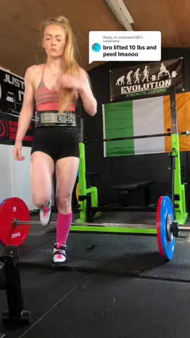 Replying to @camoworld0   Repping over x2 bodyweight actually…I think it’s justified 💅#powerlifting #u52 #irishgym #irishpowerlifting #irishpowerlifter #sumodeadlift #ipf #girlswholift #girlswhopowerlift 