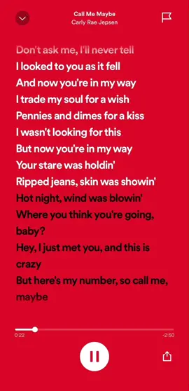 Call me maybe- Carly Rae Jepsen 💝 #spedupsongs #callmemaybe #fyp #tiktoksounds #fypシ゚viral #2023 