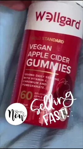 Previously sold out! Get your hands on these viral vegan apple cider gummies. #wellgard #wellgardvegangummies #wellgardapplecidergummies #gummies #vegangummies #healthylifestyle #vitamins #multivitamins #healthsupplements #fyp #ad