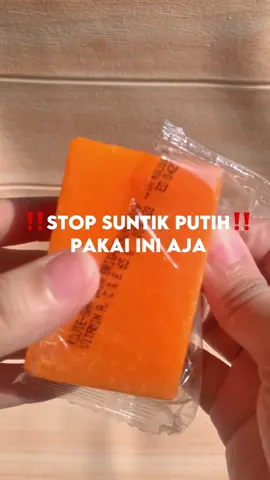 ‼️STOP SUNTIK PUTIH, PAKAI INI AJA‼️ Ga usah deh suntik putih mahal-mahal.  cobain Brightening Soap Bar & Body Lotion Kojic Acid dari Kojie-San. Sabunnya diperkaya kandungan Kojic Acid, Vit A, C, dan E yang aman dipakai untuk area badan & wajah!  body lotionnya  udah ada UV Protection nya  plus wangi banget guys asli. Pastinya 2 produk ini mencerahkan, melembabkan dan memperbaiki kulit ya ❤️ Dapatkan produk Kojie-San melalui @kojiesan.indonesia dan di Shopee Mall! Kojie-San Official Shop atau Click Keranjang Kuning #cantikmusiapmenghadapidunia #Allskinisbeautiful #Naturalbeauty