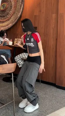 celana cargo harajuku korean style #celanacewek #cargowanita #cargopants 