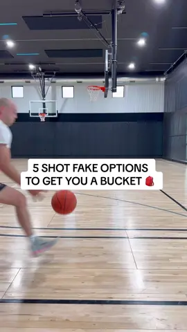 5 Options after a shot fake to get you a bucket #basketball #basketballworkout #basketballtraining #basketballdrills 