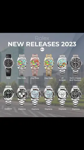 All the new releases made by Rolex in 2023.  • #wristwatch #rolex #rolexwatch #rolexdaytona #rolexsubmariner #watches #luxurywatches #foryoupage #fypage #foryourpage #wristwatches 