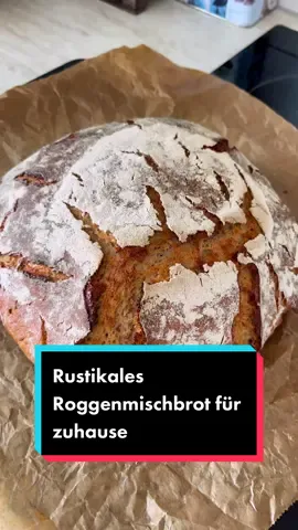 Rustikales Roggenmischbrot zum selber backen! #roggenmischbrot #handwerk #rezept #bäcker #backdirdeinezukunft 