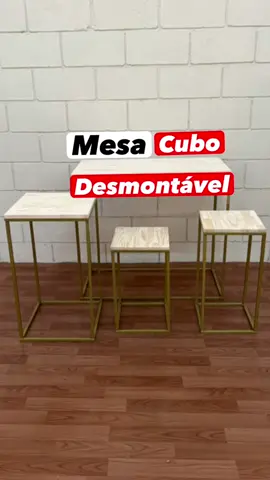 Vem conhecer mais uma das cores do nosso jogo de mesas cubo desmontáveis 😉 Temos as cores: Branco, Dourado, Preto e Rose Gold Valor s/ desconto: R$599,90 Medidas: G: 90cm (C) x 43cm (L) x 80cm (A) M: 40cm (C) x 40cm (L) x 60cm (A) P: 30cm (C) x 30cm (L) x 60cm (A) PP: 30cm (C) x 30cm (L) x 50cm (A) Para comprar acesse nosso site ou chame no WhatsApp! (Móveis somente por WhatsApp) 🚨Através do link na Bio🚨 WhatsApps: 📱👩🏻12 97405-3001 📱👩🏼12 98843-5351 📱👩🏻12 98846-1430 📱👩🏼12 99185-6890 #decoracao #festa #aniversario #moveis #movel #desmontavel #explorar #explore #trending #trendingaudio #trendingsong #fy #goryou