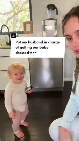 And then had the audacity to say “it looked better that way hahahah  #dad #mom #funny #baby #marriage 
