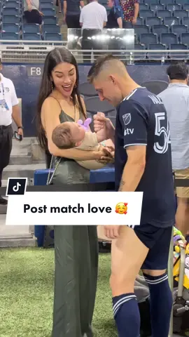Replying to @Katja Jones  we see the nose kiss and raise you chunky baby kisses 🥹😍 #sportingkc #MLS #Soccer #remiwalter #babytok #BookTok 