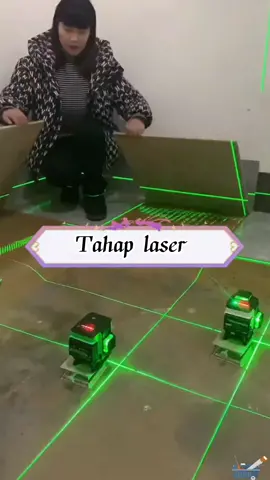 16 Lines Adjustable Laser Level 360° Rotary Cross Auto Measuring Self Leveling Tool Set household with Remote Control #foryou #tiktokshop #goodthing #tahaplaser #laserlevel #tool#alat 