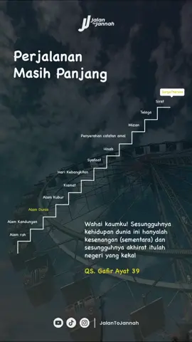 Perjalanan Masih Panjang #dakwah_islam #riminderislamic 