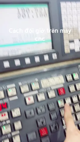 Chỉnh ngày giờ trên máy cnc mct